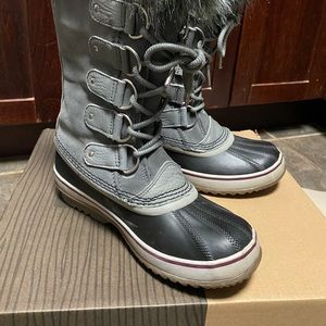 Sorel Joan of Arctic Winter Boots - Quarry Black